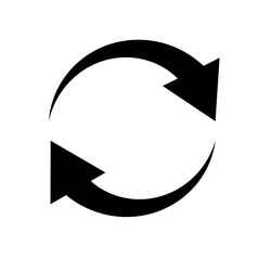 synchronization icon refresh and reload icons vector image