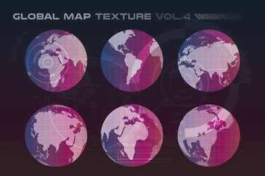 World map globe earth texture vector