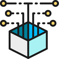 Open Source Code Development vector image