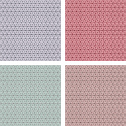 Set of abstract stylish pattern vector