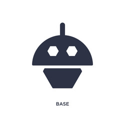 base icon on white background simple element from vector image