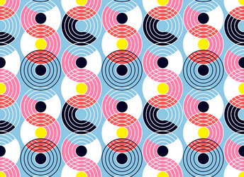 geometric abstract seamless pattern background vector image
