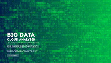 big data cloud computing blockchain visualiztion vector image
