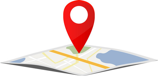 Map Navigation Pointer vector image
