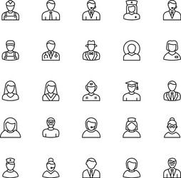 professional icons set that can easily mod vector image