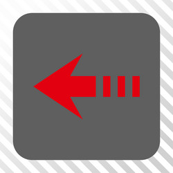 Send left rounded square button vector