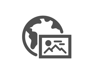 web photo simple icon image thumbnail sign vector image