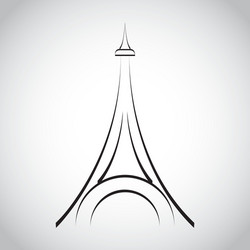 eiffel tower design vector