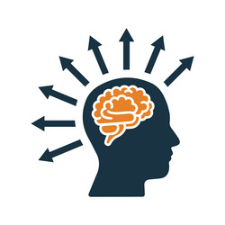 Potential brainstorm icon Royalty Free Vector Image
