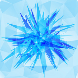 polygon sharp object vector image