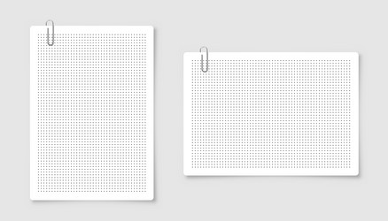 dotted graph paper with grid polka dot pattern vector image