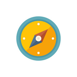 compass icon flat window interface vector