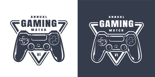 Retro Game Controller Print vector image
