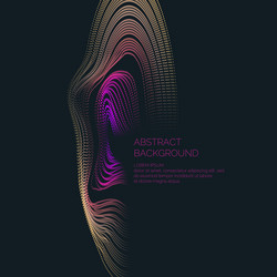 abstract background with a colored dynamic vector image