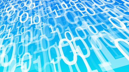 futuristic technology concept backdrop binary vector image