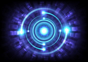 digital infographic computer element vector image