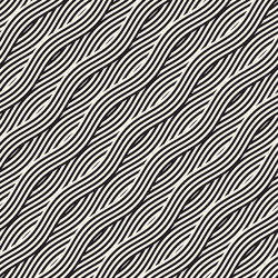 abstract geometric pattern with wavy lines vector image
