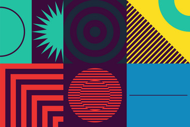 techno abstract pattern design vector image