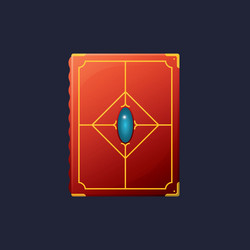 Game ui asset gaming user interface book icon vector