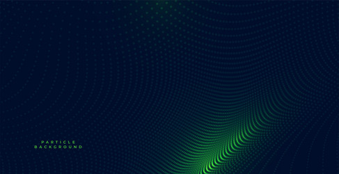 shiny and abstract big particle dynamic banner vector image