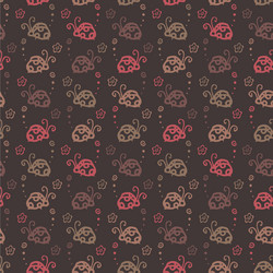 beetle colorful pattern background vector image