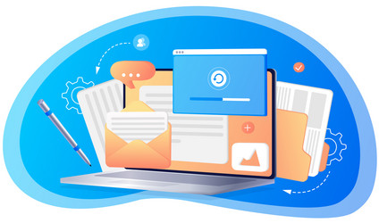 concept web design website page development vector image
