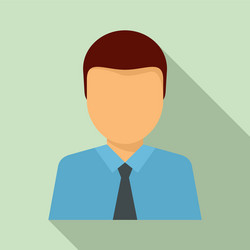 Lawyer avatar icon flat style vector