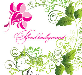 Spring green background Royalty Free Vector Image
