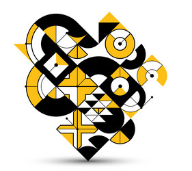 abstract geometric pattern background isolated vector image