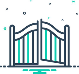 Gate Royalty Free Vector Image - VectorStock