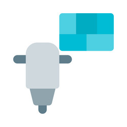 power tool used to create hole in walls vector image