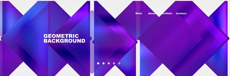 triangle minimal web site page background design vector image