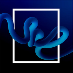 abstract fluid line gradient flow design vector image