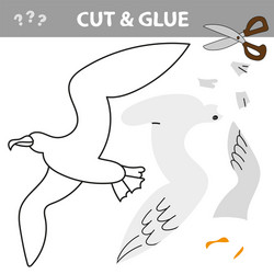 use scissors and glue restore picture vector image