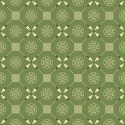 Seamless pattern with arrows and symbols vector