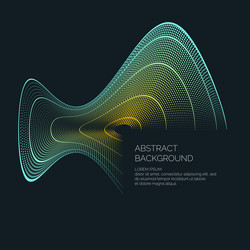 abstract background with a colored dynamic vector image
