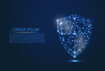 abstract image cyber security concept idea vector image
