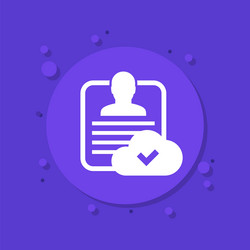 account backup in cloud icon for web vector image