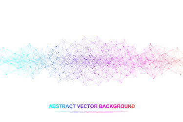 networking connection concept abstract technology vector image