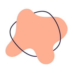 organic abstract forms fluid and irregular vector image