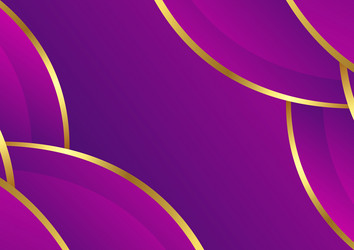 purple with gold abstract background design vector