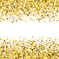 abstract pattern of random falling stars vector image