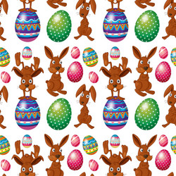 an easter seamless design Vector Image