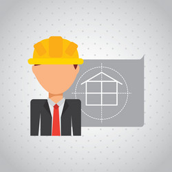 architecture concept design vector image