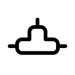 Integration hub three way isolated on a white vector