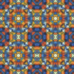 pixel mosaic seamless pattern design repeat vector image