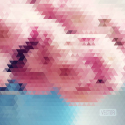retro pattern of geometric shapes vector image