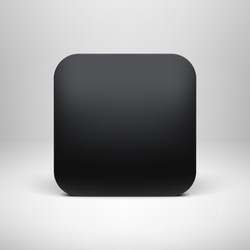 Technology black joystick app icon Royalty Free Vector Image