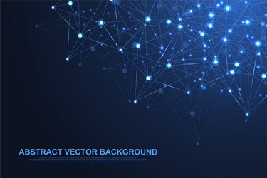 Abstract Network Connection vector image