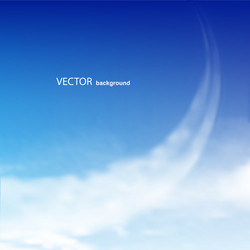 Bright blue sky Royalty Free Vector Image - VectorStock